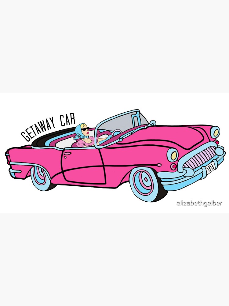 getaway car Art Board Print for Sale by eilosu