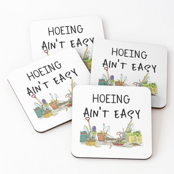 Item preview, Gardening Shirt Women Men Garden Hoeing Ain't Easy designed and sold by RedArtsDesign.
