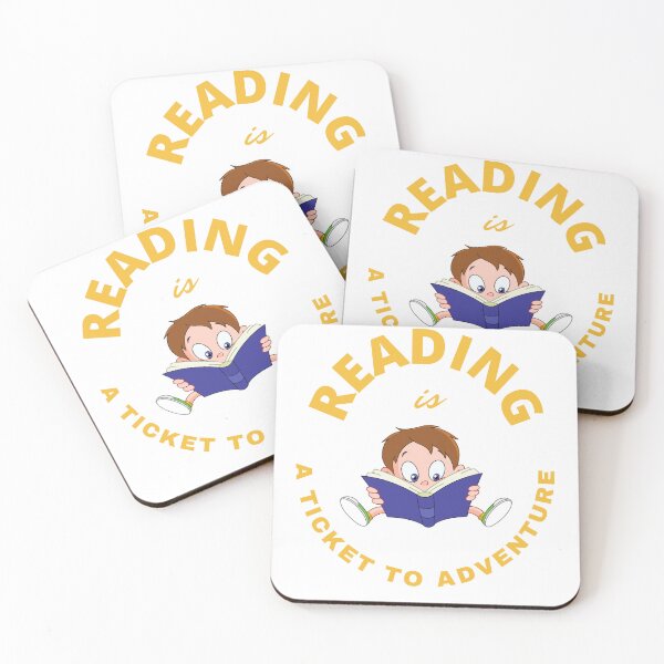 Item preview, reading is a ticket to adventure designed and sold by DoraHappy.
