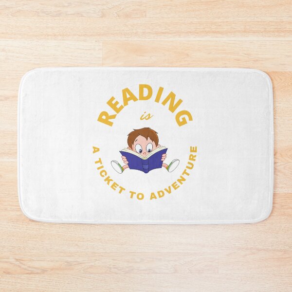 Item preview, reading is a ticket to adventure designed and sold by DoraHappy.