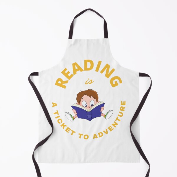 Item preview, reading is a ticket to adventure designed and sold by DoraHappy.