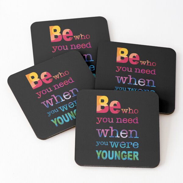 Item preview, be who you need when you were younger on deferent outfits. designed and sold by elmanchour.