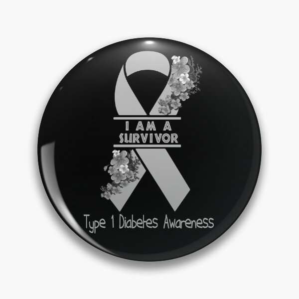 Item preview, I Am A Suvivor Ribbon Type 1 Diabetes Awareness designed and sold by heppenp.
