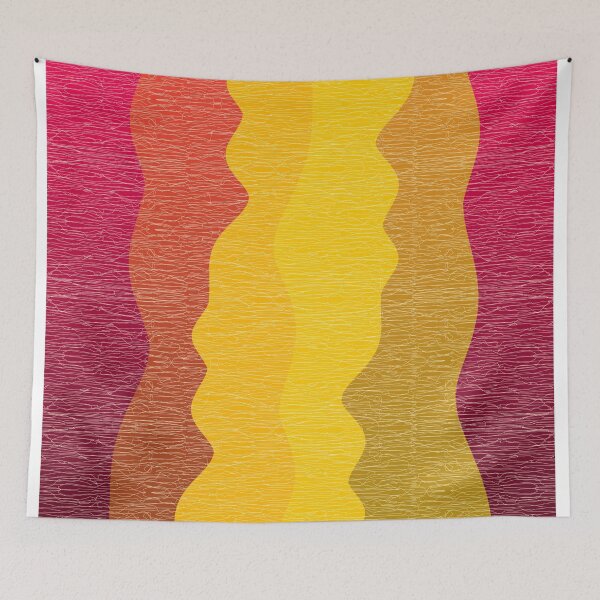 Item preview, Warm Ombré Wavelength  designed and sold by StudioBoomBoom.