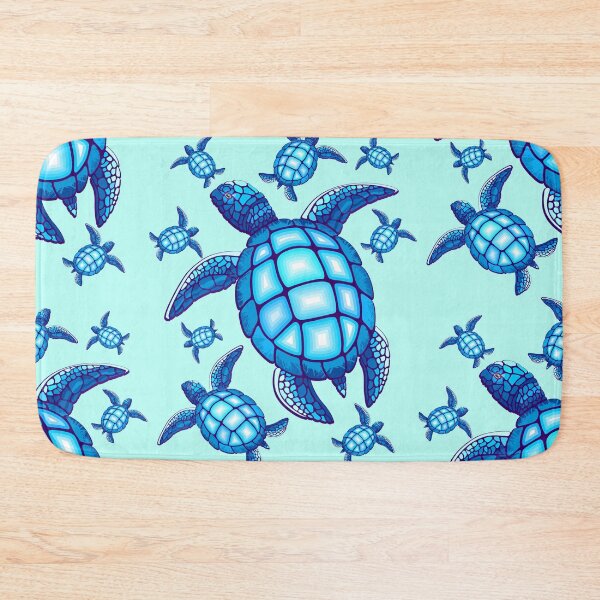 Item preview, Sea Turtle Blue and Turquoise designed and sold by BluedarkArt.
