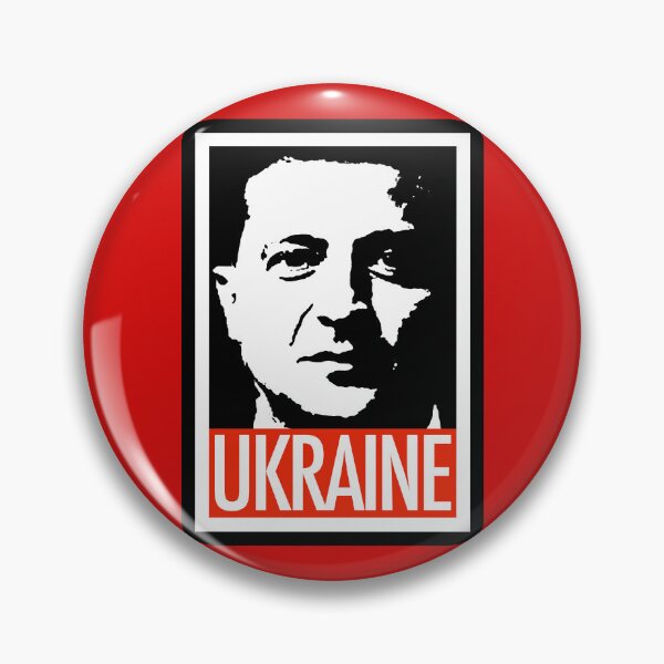 Item preview, Volodymyr Zelenskyy - Ukraine (on red) designed and sold by Thelittlelord.