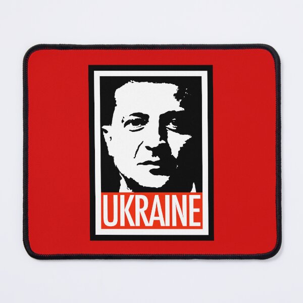 Item preview, Volodymyr Zelenskyy - Ukraine (on red) designed and sold by Thelittlelord.