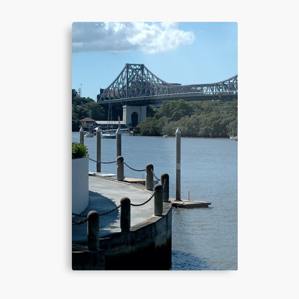 Item preview, Brisbane River and the Story Bridge designed and sold by neroli50.
