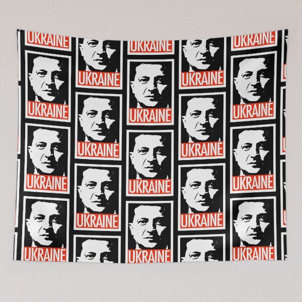 Item preview, Copy of Volodymyr Zelenskyy - Ukraine (on black) designed and sold by Thelittlelord.
