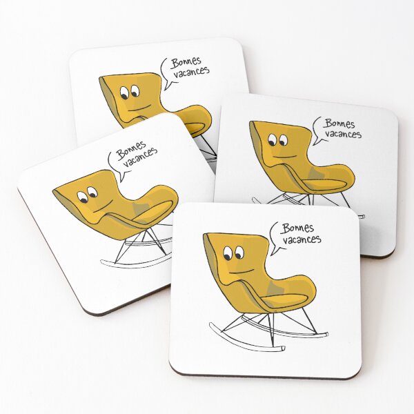 Item preview, Happy Holidays Rocking Chair (Yellow) designed and sold by MentaLee.