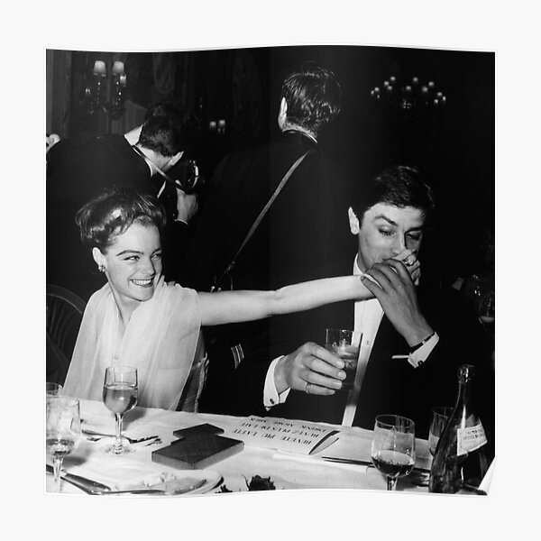 Alain Delon et Romy Schneider Poster