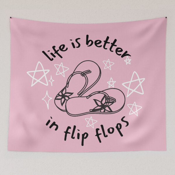 Item preview, Life Is Better In Flip Flops designed and sold by BronikowskiART.