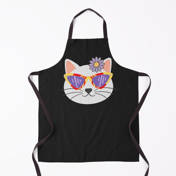 Item preview, Cute kitty face with glasses, with chip style. Stylish cat for cat lovers. designed and sold by EMIPRINCESS.