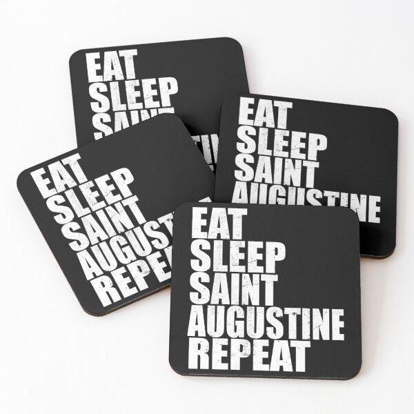 Item preview, Eat Sleep St. Augustine Saint Augustine Florida Repeat Vacation Travel Shirt Vintage Style Dis designed and sold by lewisnash6.