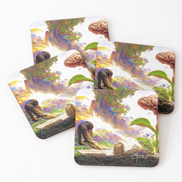 Item preview, Sowing our thoughts in the ground and waiting for them to grow, like plants in a garden designed and sold by ethansmith2000.