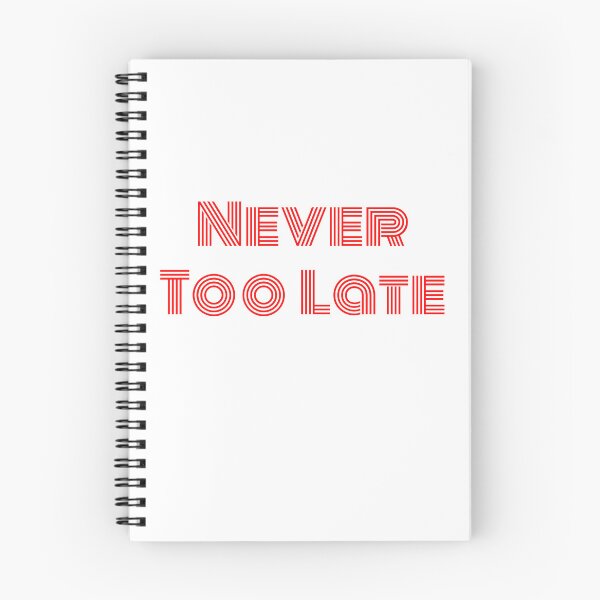 Item preview, Never too late red designed and sold by bamboo00.