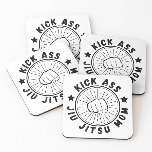 Item preview, Kick Ass Jiu Jitsu Mom  designed and sold by LaughingHorseCo.