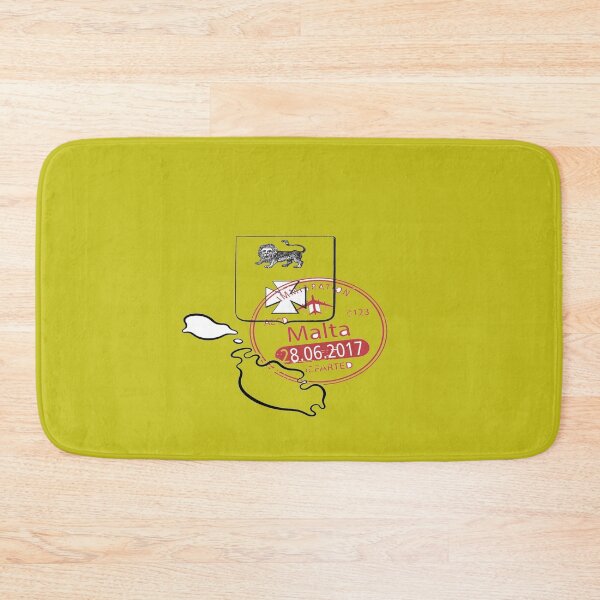 Item preview, Malta Map designed and sold by FunZoo.