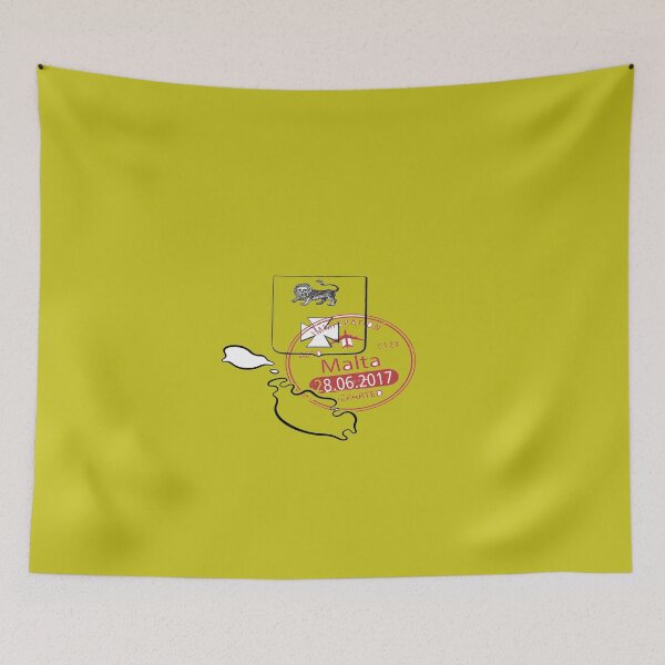 Item preview, Malta Map designed and sold by FunZoo.