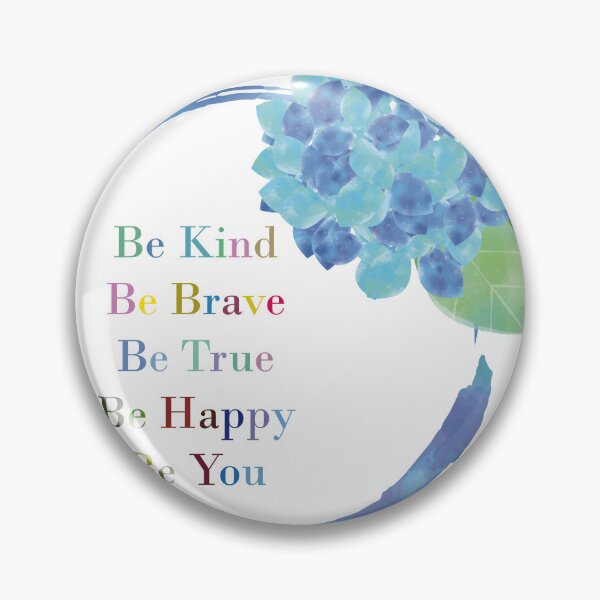 Item preview, Be Kind Be Brave Be True Be Happy Be You painting version 6 designed and sold by xdashu.