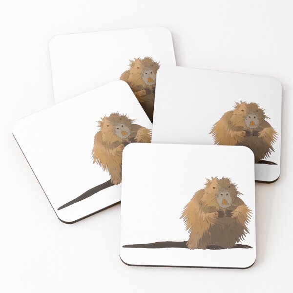 Item preview, Polite nutria designed and sold by thebrokenbird.