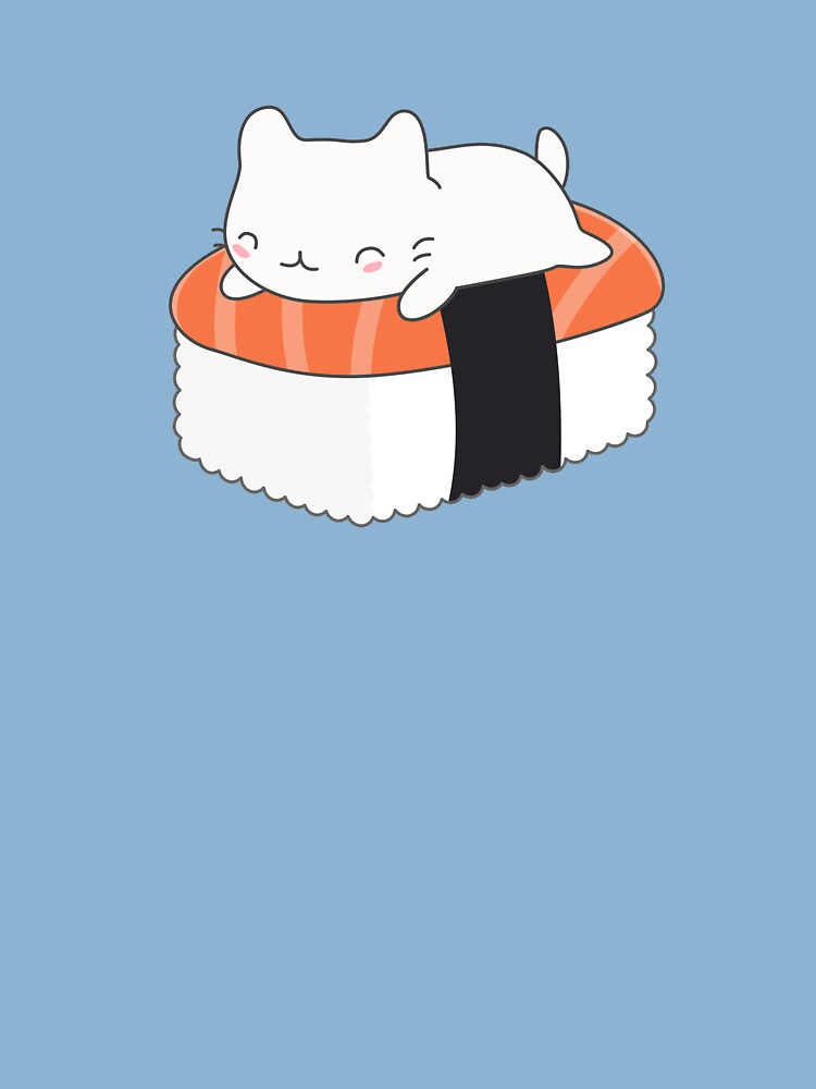 Kawaii Sushi Cat Lover Cat Themed Funny Cat Humor Tshirt