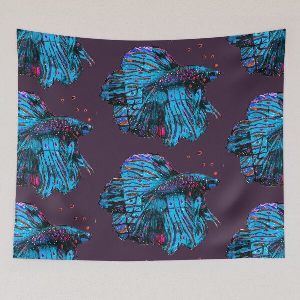 Item preview, The blue fish blew bubbles  designed and sold by Kre8iv4s.