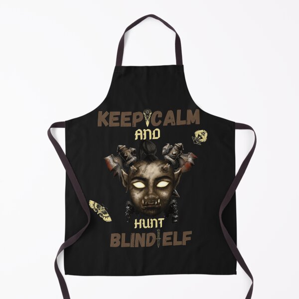 Item preview, Mantener la calma y cazar elfos ciegos designed and sold by Blind-Vision.