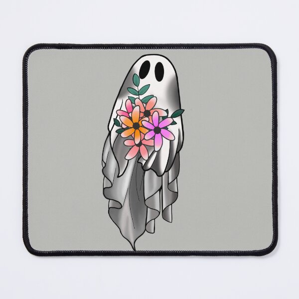 Item preview, Cute Ghost with Flowers designed and sold by Denvervineart.