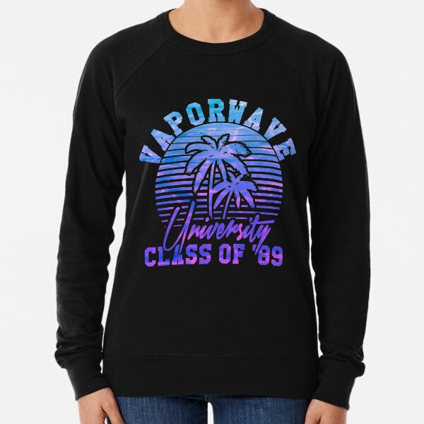 Vaporwave University Lightweight Sweatshirt