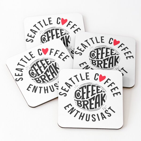 Item preview, Seattle Coffee Enthusiast Coffee Break designed and sold by Mompreneur and Daughter.
