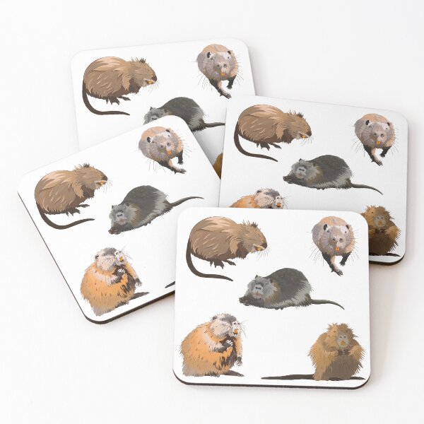 Item preview, Nutria family designed and sold by thebrokenbird.