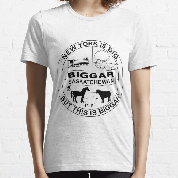 Biggar Town Slogan Outline Essential T-Shirt