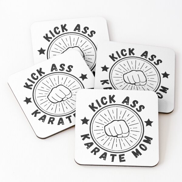 Item preview, Kick Ass Karate Mom  designed and sold by LaughingHorseCo.