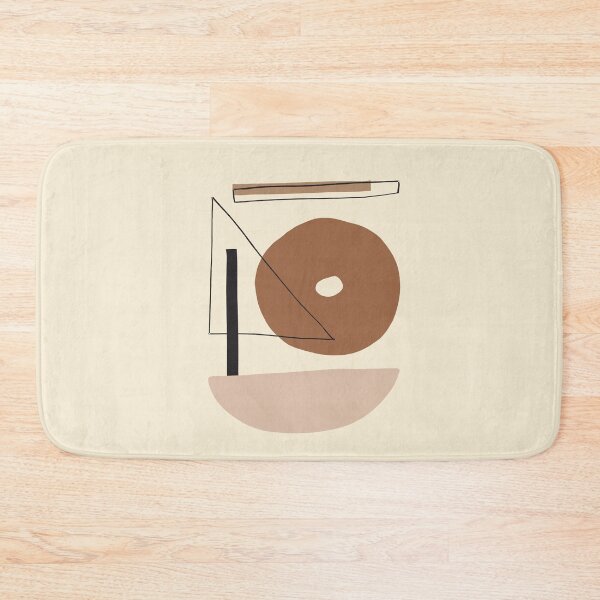 Item preview,  Warm Toned Boho Abstract Shapes line Art Design designed and sold by zedonee.