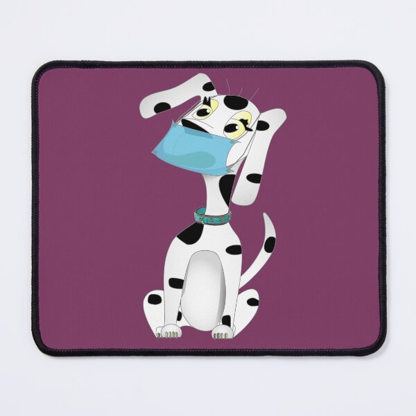 Item preview, Funny dog with black dots and mask designed and sold by jumapa.