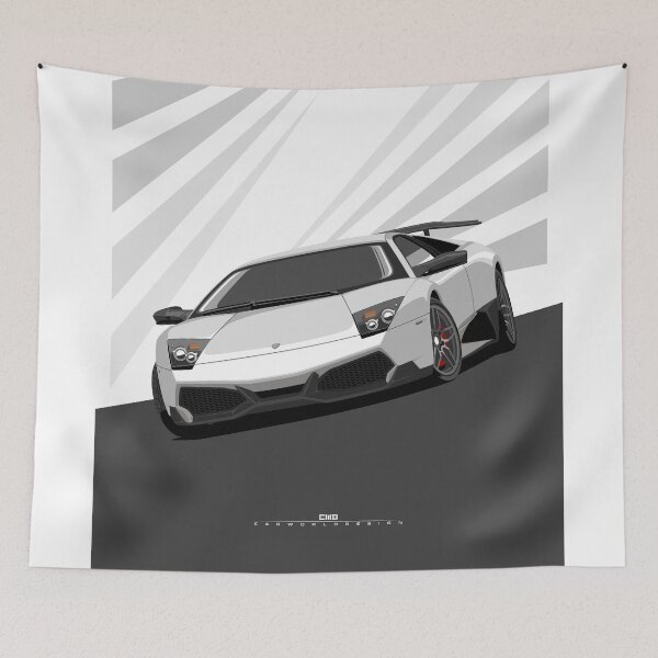 Item preview, Murcielago LP670-4 SV White designed and sold by ElseWorldDesign.