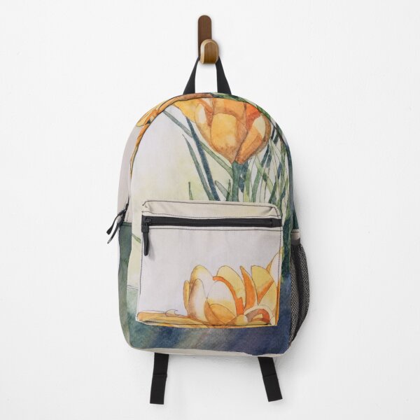 Item preview, Yellow crocuses watercolour painting  designed and sold by esvb.