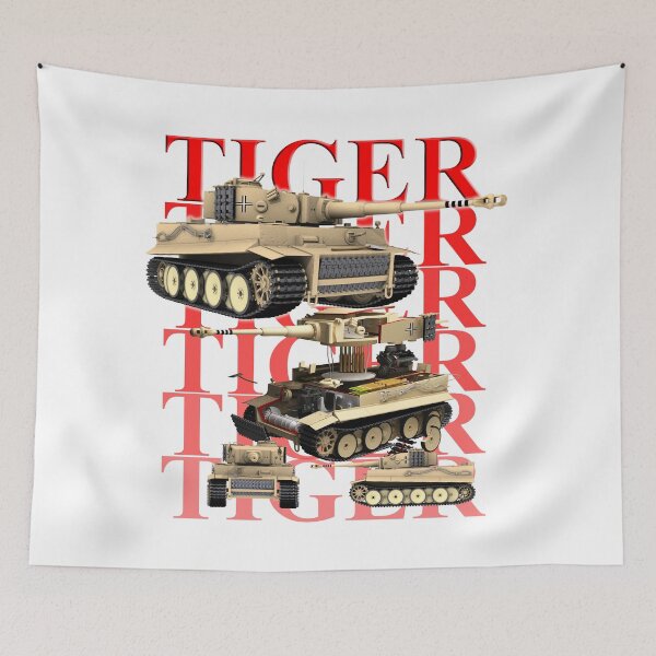 Item preview, Tiger tank, the most feared German tank of WW2 designed and sold by madbadmachines.