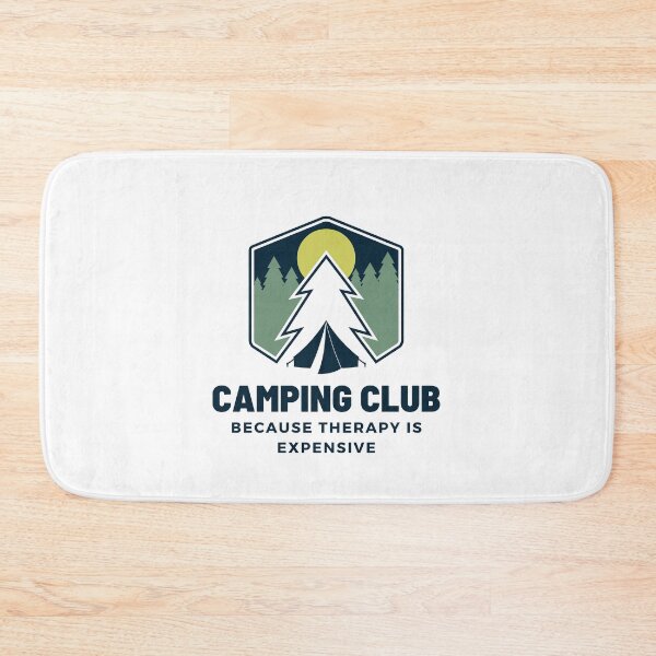 Item preview, Camping Club Because Therapy Is Expensive designed and sold by DigitalChickHub.