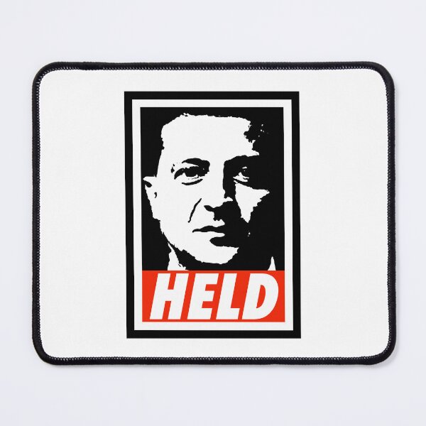 Item preview, Volodymyr Zelenskyy - Held - Hero in German (on white) designed and sold by Thelittlelord.