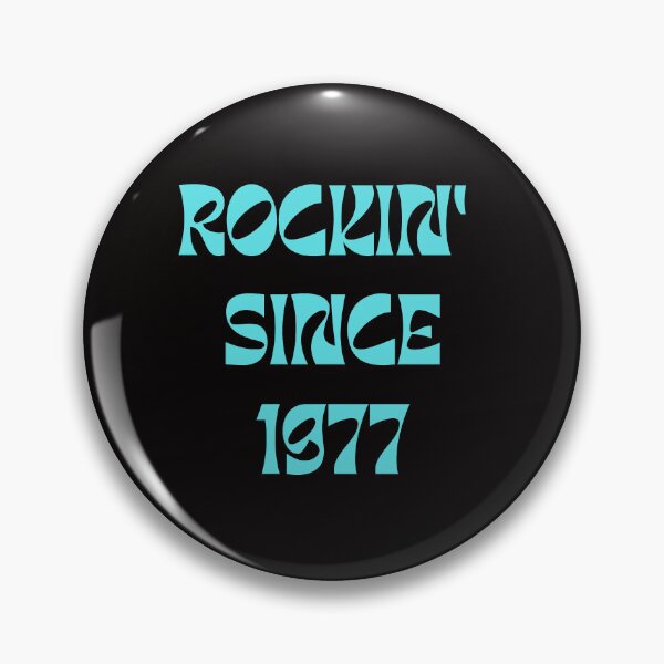 Item preview, Rockin' Since 1977 Funny Birthday Anniversary Retro  designed and sold by MagicSD Designs.