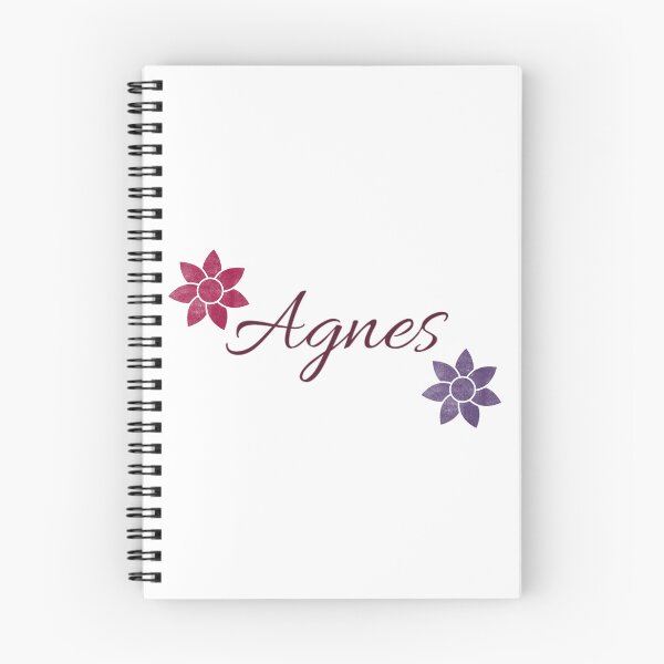 Item preview, Agnes Floral Name Calligraphy Design designed and sold by Cora Gregory.