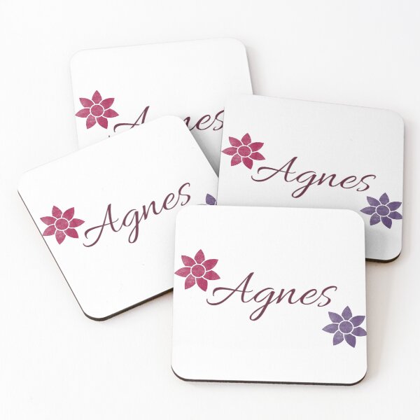 Item preview, Agnes Floral Name Calligraphy Design designed and sold by Cora Gregory.