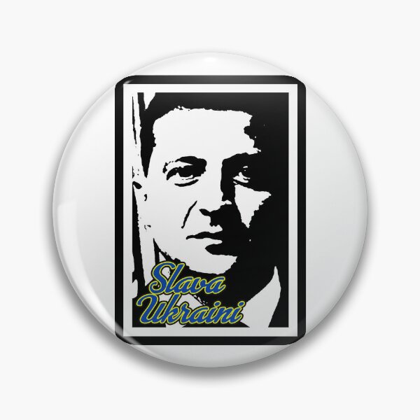 Item preview, Slava Ukraini Volodymyr Zelenskyy - Ukraine (blue 2) designed and sold by Thelittlelord.