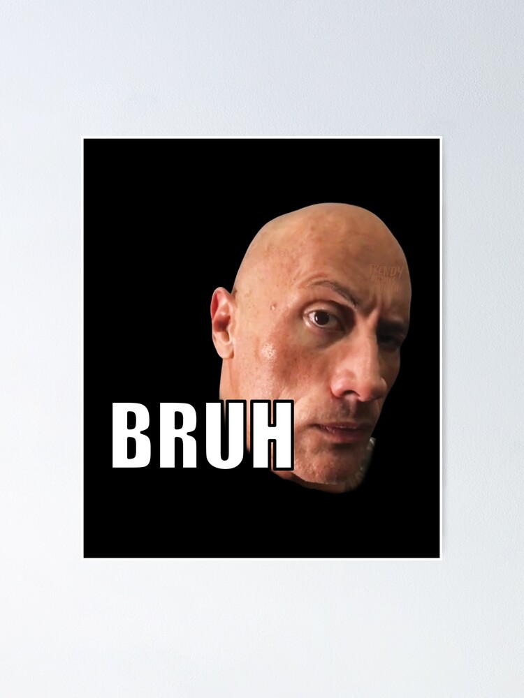 "Eyebrow Raise Meme " Poster for Sale by trendymememerch Redbubble