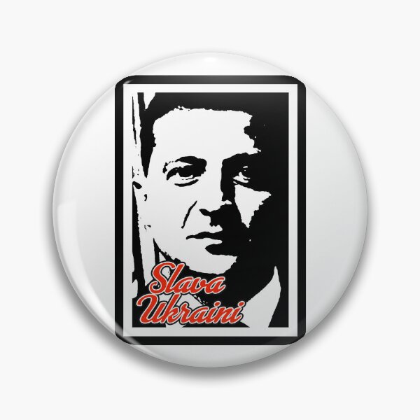 Item preview, Slava Ukraini Volodymyr Zelenskyy - Ukraine (red 2) designed and sold by Thelittlelord.