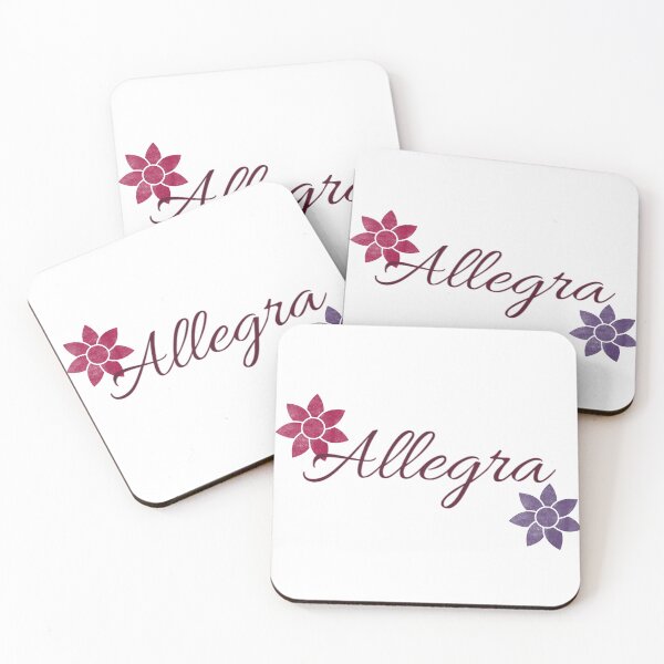 Item preview, Allegra Floral Name Calligraphy Design designed and sold by Cora Gregory.