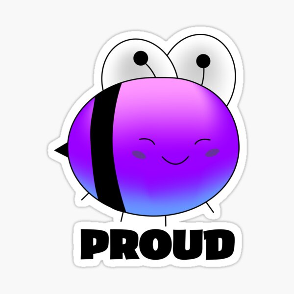Bi Bee Proud Sticker
