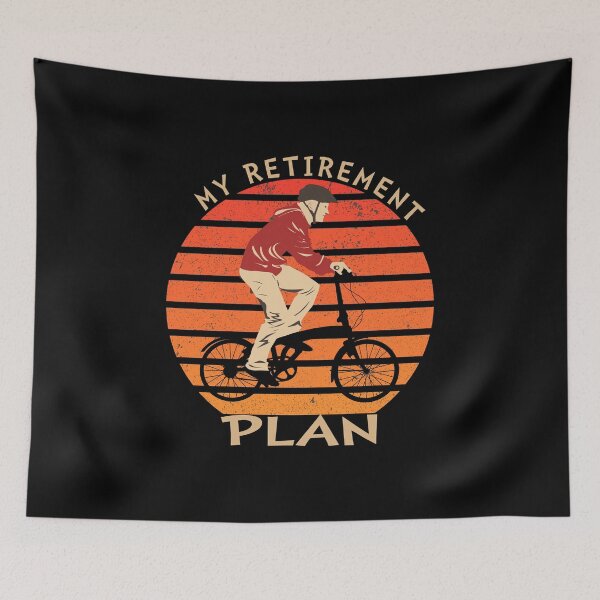 Item preview, Cycling is My Retirement Plan designed and sold by franktact.